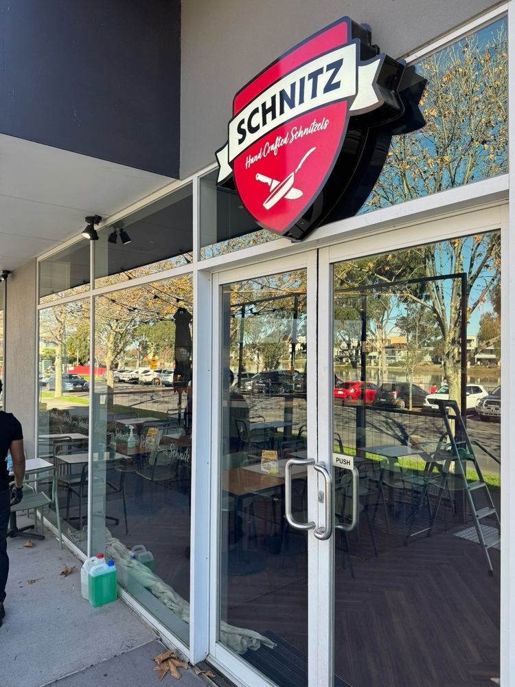 Schnitz Caroline Springs entry doors after cleaning